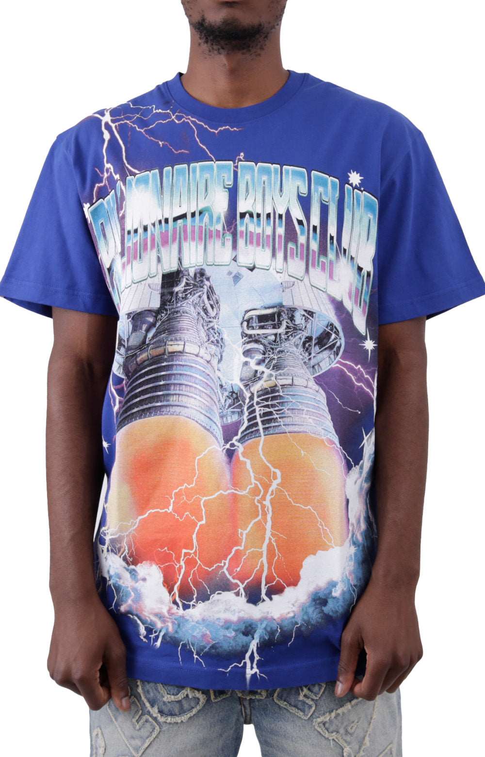 BB Thrusters Short Sleeve Knit T-Shirt - Mazarine Blue